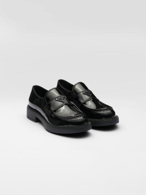 Patent leather loafers