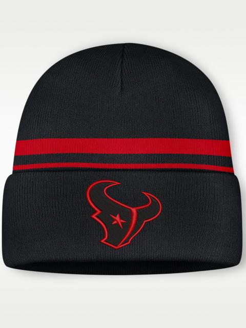 Nike Houston Texans Primetime Utility Men's Nike NFL Cuffed Beanie