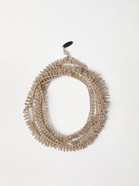 Brunello Cucinelli Sterling silver knotted bracelet