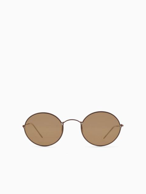 GIORGIO ARMANI Unisex oval sunglasses