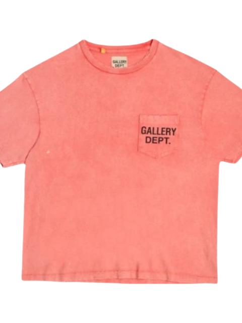 GALLERY DEPT. Logo T-Shirt "Sun Faded Red / Black" GD186