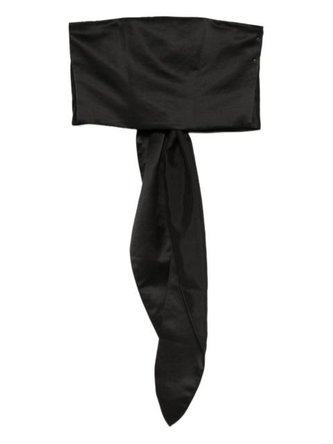 forte_forte tie-fastening bandeau top