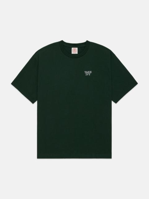 J. PRESS MADE-IN-USA GREEN TAKE IVY T-SHIRT