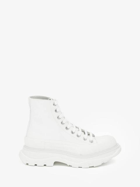 Alexander McQueen Women's Tread Slick Boot in White