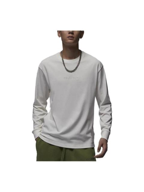 Jordan Air Jordan Wordmark Long Sleeve T-Shirt 'White' FJ0703-133