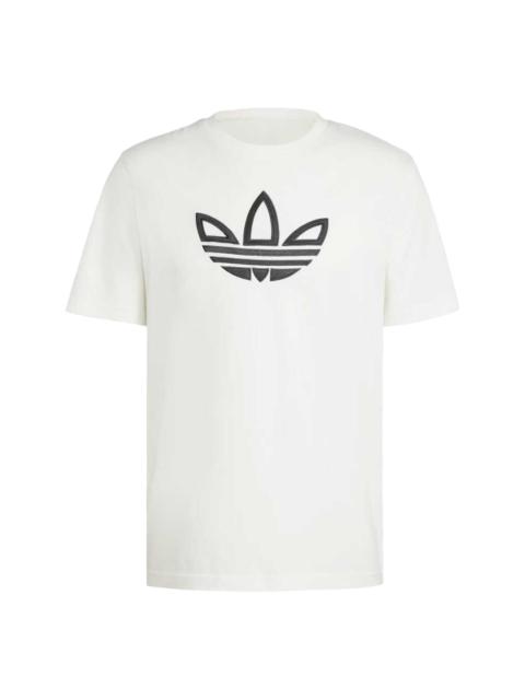 adidas Outline Trefoil T-Shirt "Cloud White" iy4890