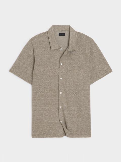 TODD SNYDER Cotton Jacquard Shirt