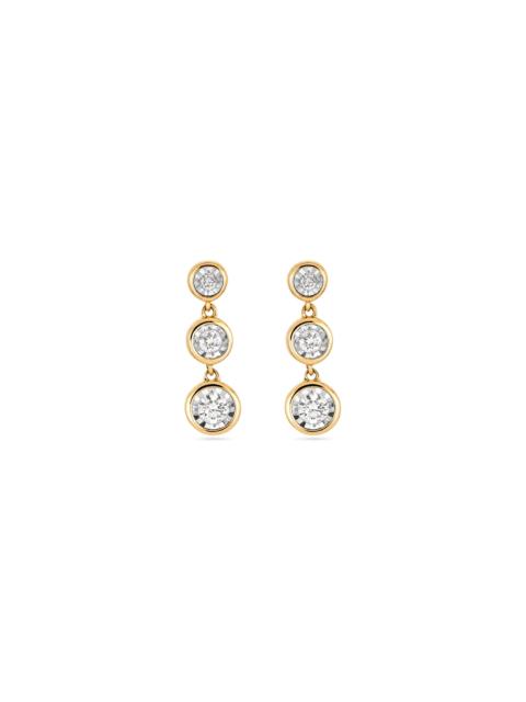 STONE AND STRAND Diamonds By The Dozen Gradient Drop Earrings
