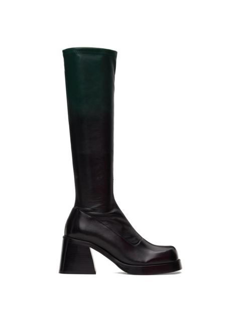 MIISTA Green & Black Hedy Boots