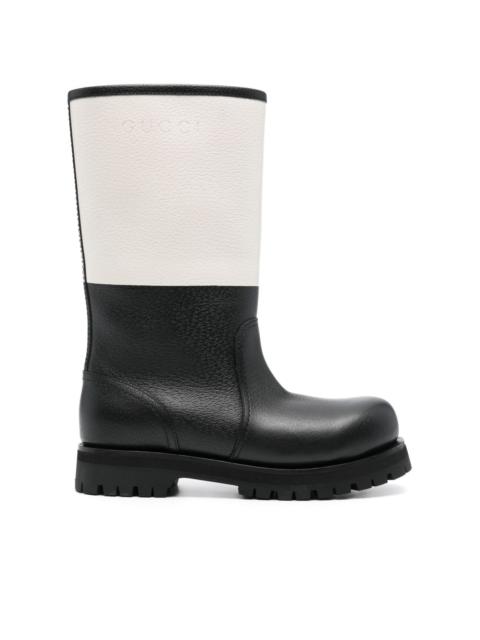 GUCCI Grisou leather boots
