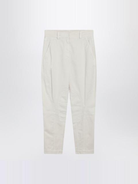 Brunello Cucinelli Chalk Equestrian Trousers
