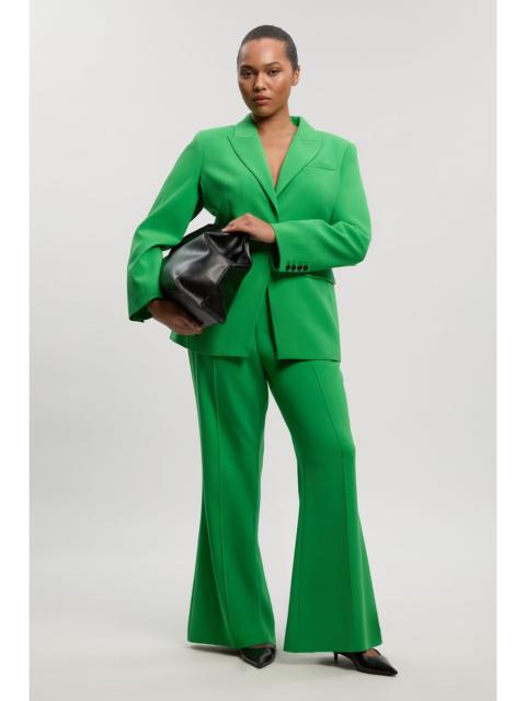 KAREN MILLEN Plus Size Compact Stretch Single Breasted Tailored Blazer