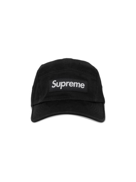 Supreme Supreme Washed Chino Twill Camp Cap 'Black'