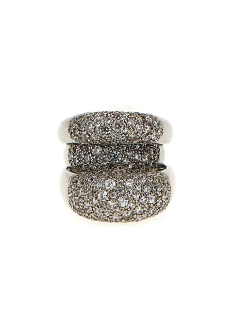 PANCONESI Blow Up Solar Crystal ring