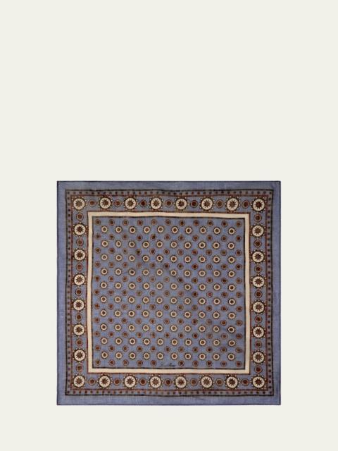 Loro Piana Men's Alham Linen, Cashmere and Silk Foulard