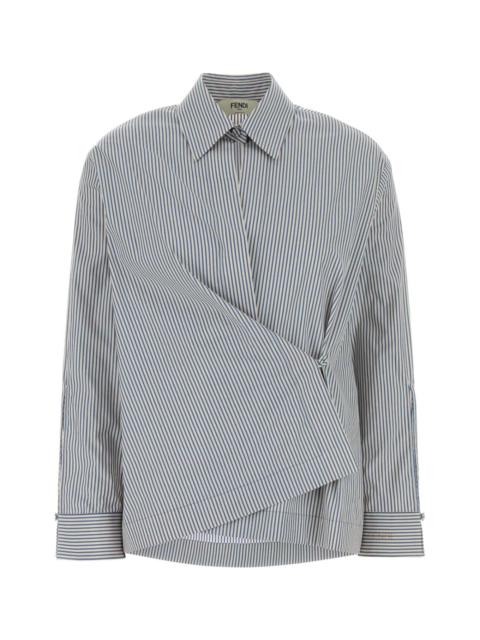 Embroidered Poplin Shirt