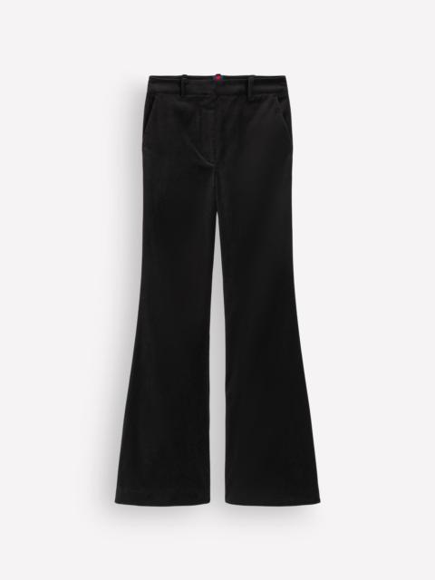 BODEN Flare Velvet Pants-Black
