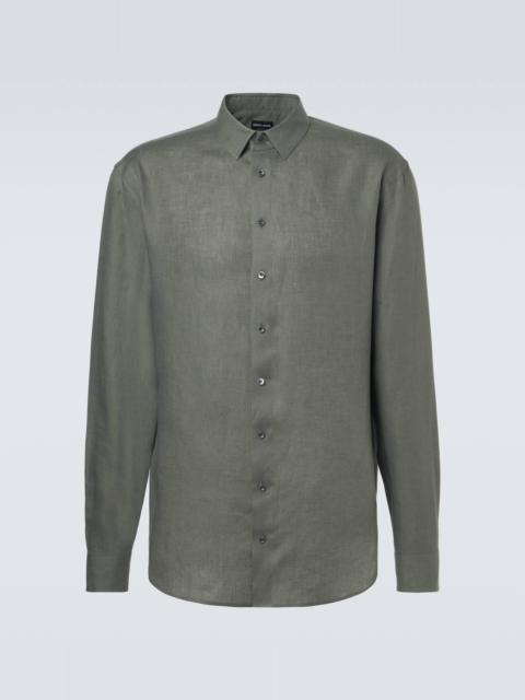 GIORGIO ARMANI Linen shirt