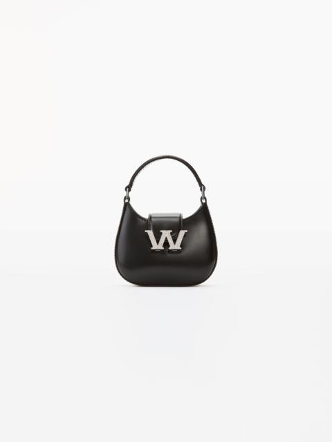 Alexander Wang W LEGACY MICRO HOBO IN LEATHER