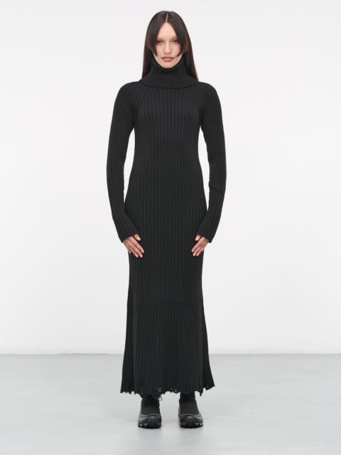 Junya Watanabe Distressed Rib Knit Dress
