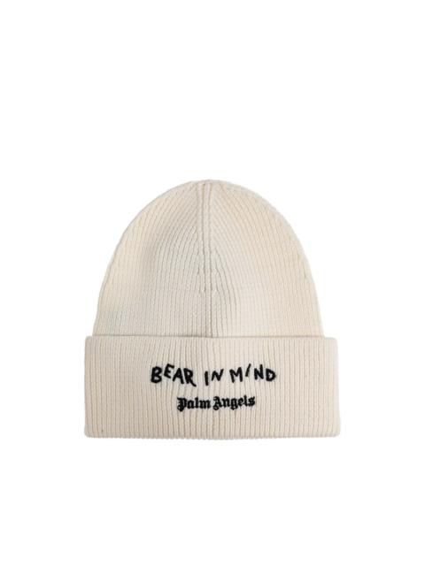 Palm Angels embroidered beanie hat