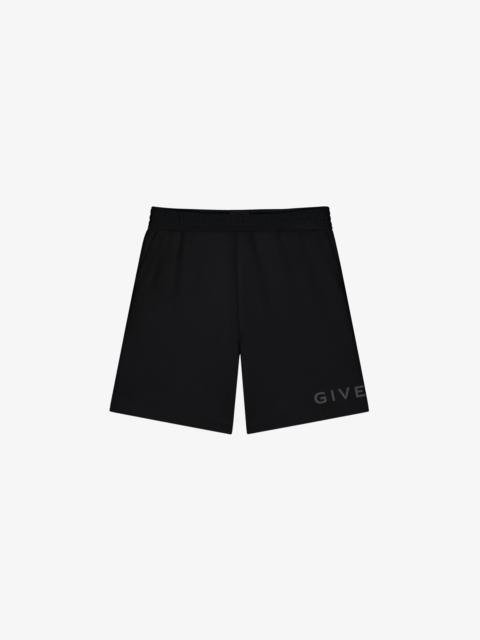 Givenchy REFLECTIVE GIVENCHY BERMUDA SHORTS IN FELPA