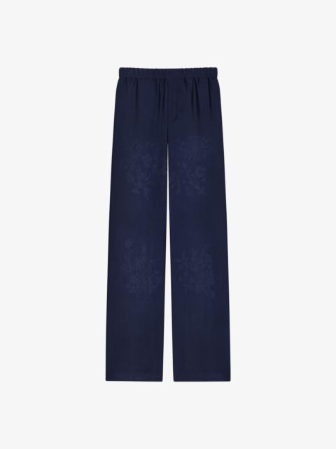 Givenchy PANTS IN SILK FLORAL JACQUARD