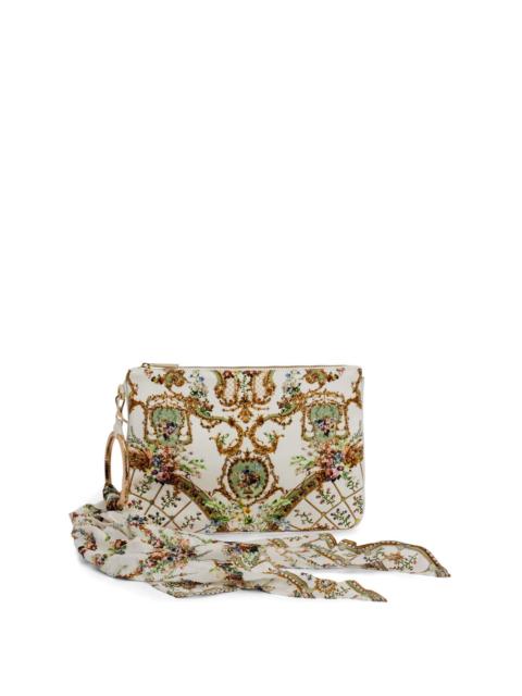 CAMILLA silk clutch bag