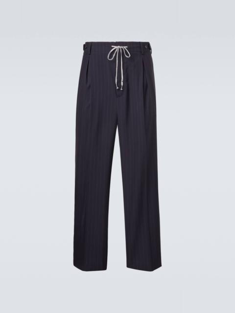 Maison Margiela Pinstripe wool straight pants