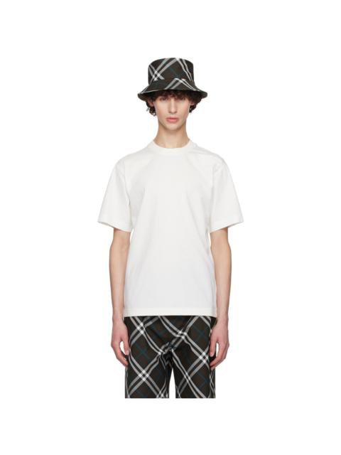 Burberry White Cotton T-Shirt