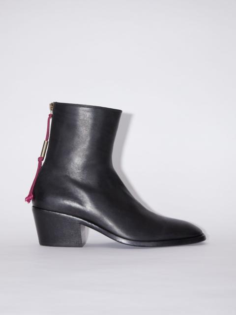 Acne Studios Leather boots - Black