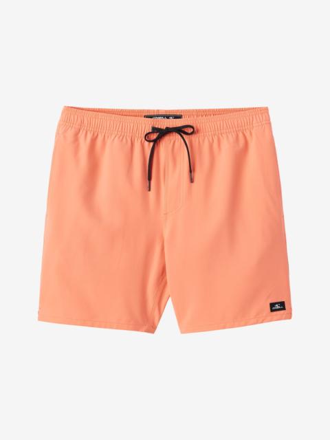 O'Neill Lennox Hermosa Solid 17" Swim Trunks