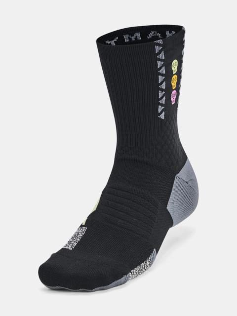 Under Armour Unisex UA ArmourDry® Playmaker Day Of The Dead Mid-Crew Socks