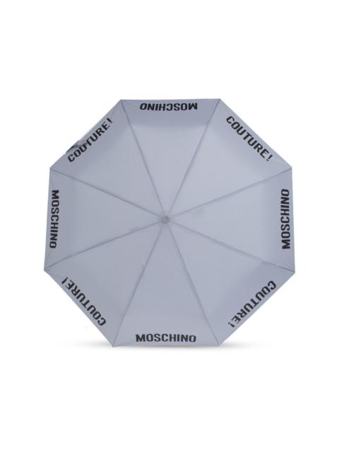 Moschino logo-print compact umbrella
