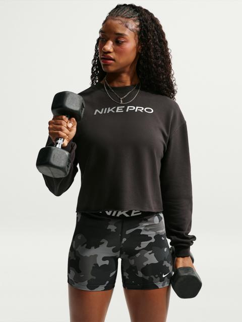 Nike Nike Pro Women's Dri-FIT Crew-Neck French Terry Top
