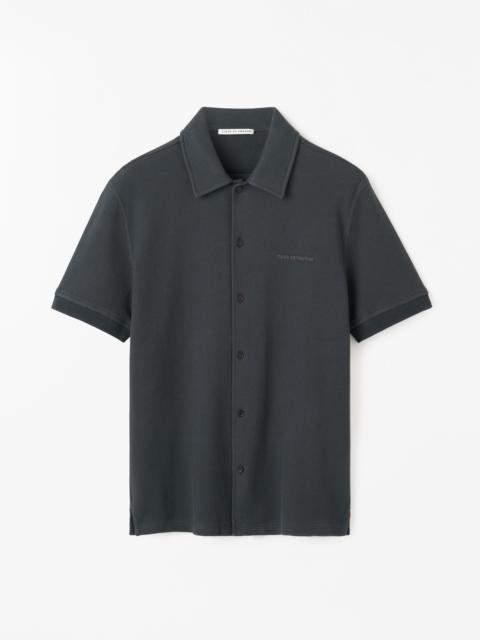 TIGER OF SWEDEN Saint Cotton Piqué Polo Shirt
