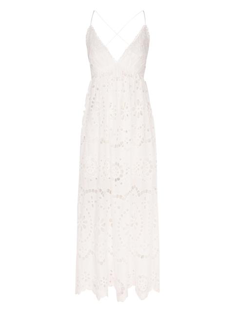 LEXI EMBROIDERED SLIP DRESS