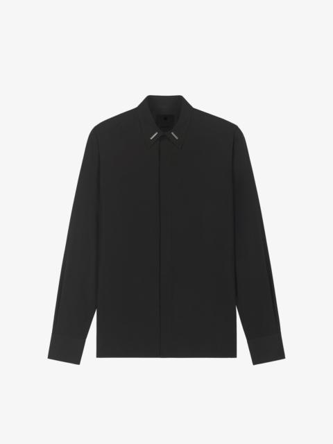 Givenchy SHIRT IN POPLIN WITH COLLAR DETAILS