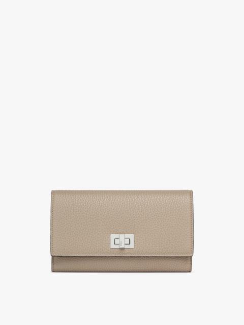 FENDI Beige leather wallet