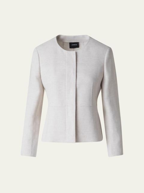 AKRIS Tina Double-Face Fitted Jacket
