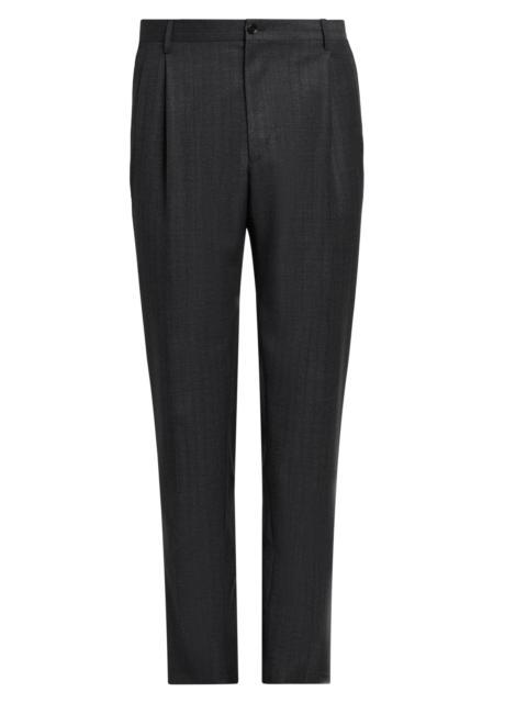 Dolce & Gabbana Men's Striped Pleated-Front Virgin Wool Pants - Rigato