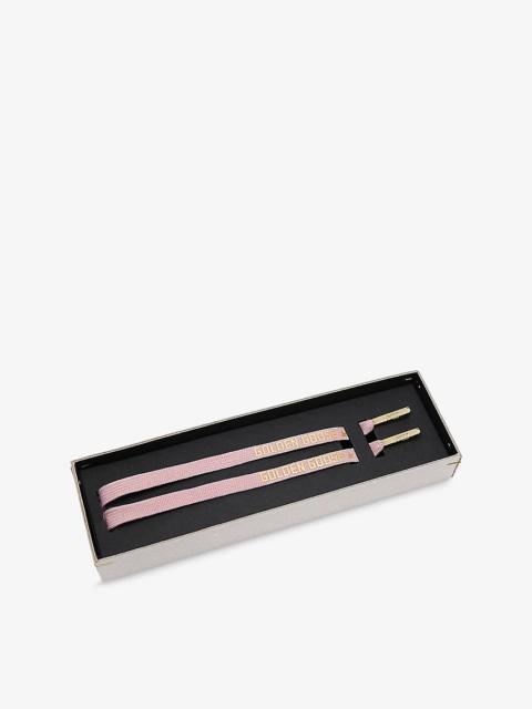 Golden Goose Branded Woven Laces