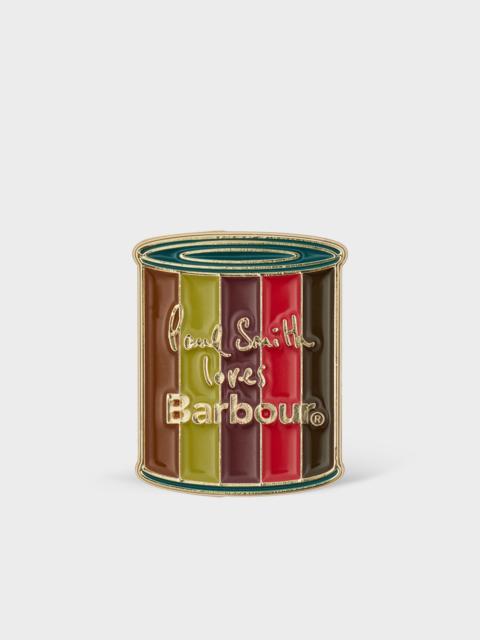 Paul Smith Paul Smith loves Barbour - Wax Tin Pin Badge