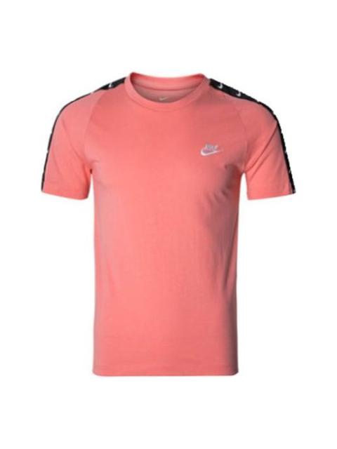Nike Nike Sportswear Swoosh Logo Sports Short Sleeve Pink BQ0025-668