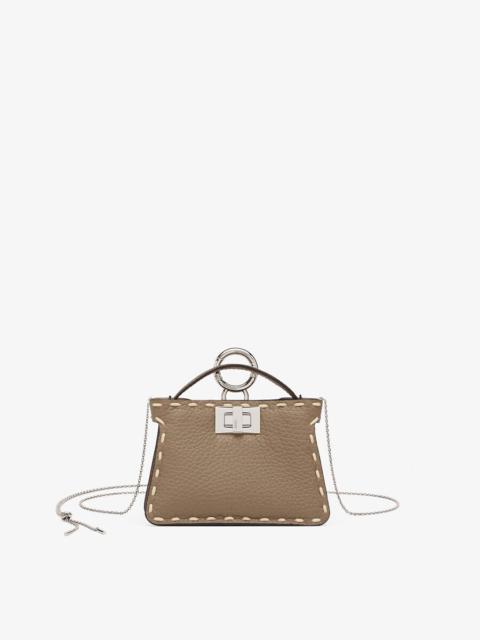 FENDI Gray leather charm
