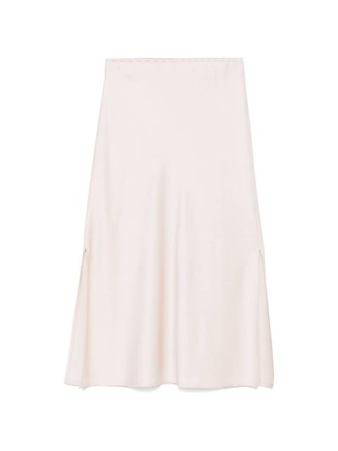 A-line midi skirt