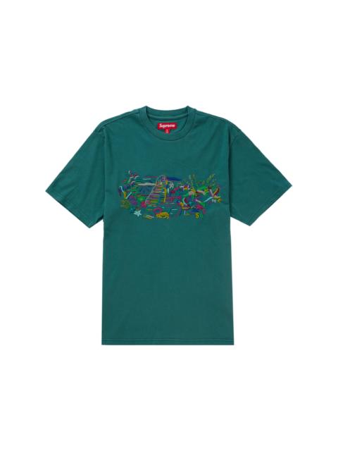 Supreme Supreme Machu Picchu S/S Top Teal
