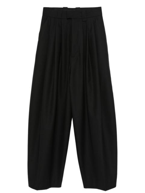 WILLY CHAVARRIA pleated wide-leg trousers