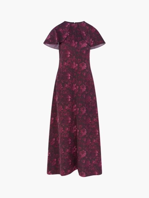 Hill House Home The Davina Dress - Annabelle Botanica Burgundy