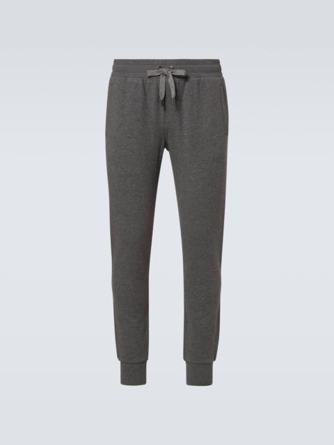 Dolce & Gabbana Cotton jersey sweatpants